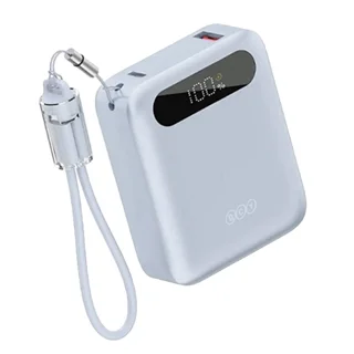 پاوربانک فست شارژ QCY 10000mAh مدل PB10D 22.5W