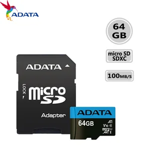 کارت حافظه MicroSD ای دیتا مدل Adata Premier microSDHC ظرفیت 64 گیگابایت سرعت 100MBps
