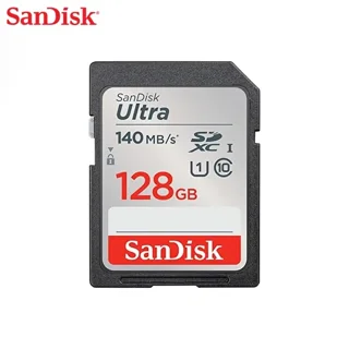 کارت حافظه SD سندیسک Ultra A1 ظرفیت 128 گیگابایت سرعت 140MB/s