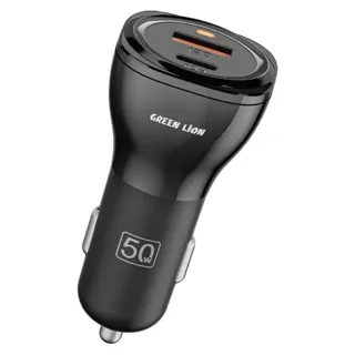 شارژر فندکی 30 وات 2 پورت گرین لاین Dual Port