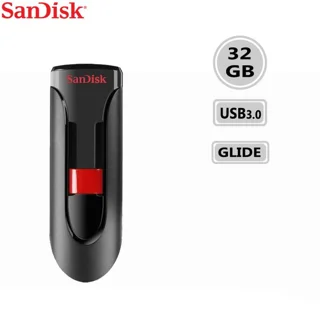 فلش مموری USB3.0 سن دیسک 32 گیگابایت مدل SanDisk Cruzer Glide