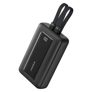 پاوربانک انکر مدل A1681 ظرفیت 20000 میلی آمپر ساعت به همراه کابل لایتنیگ و کابل USB Type-C