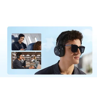 هدفون بی‌سیم انکر مدل Space One با نویز کنسلینگ فعال (ANC)، درگاه شارژ USB Type-C، مقاوم د 101709197
