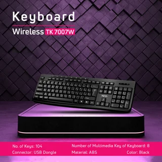 کیبورد بی سیم تسکو مدل TK 7007W 102475749