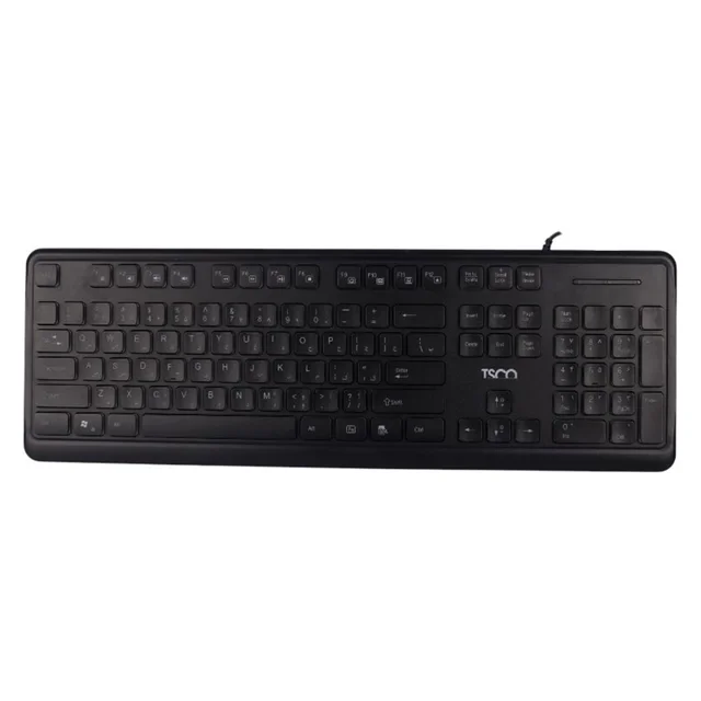 کیبورد تسکو مدل TK 8046،سوییچ ممبران، Full-size، نورپردازی RGB 102475124
