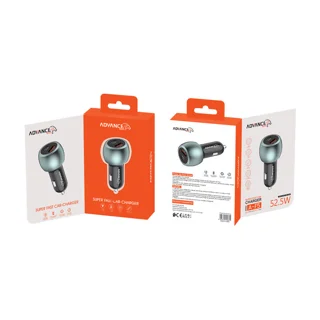 شارژر فندکی 52.5 وات 2 پورت ادونس مدل A-F5 102410670