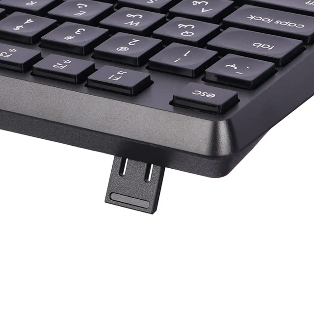 کیبورد و ماوس هترون مدل HKC215، سوییچ ممبران، Full-size 101966417
