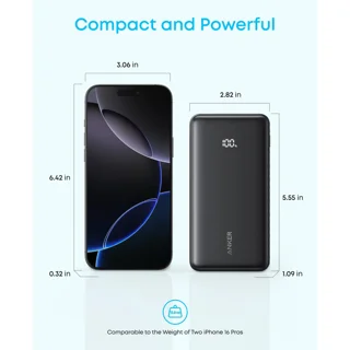 پاوربانک 22.5 وات انکر مدل Zolo A110E ظرفیت 20000 میلی‌آمپرساعت 102425668