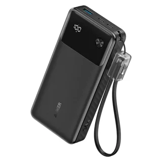 پاوربانک 30 وات انکر مدل A1384 ظرفیت 20000 میلی آمپر ساعت به همراه کابل USB-C 102468593