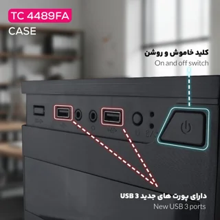 کیس کامپیوتر تسکو مدل TC 4489FA 102361464