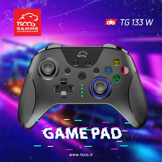دسته بازی تسکو مدل TG 133W 102475081