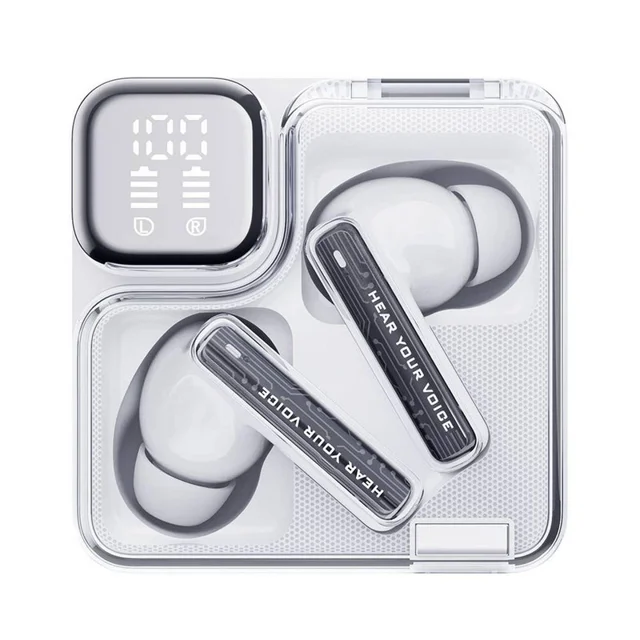 هدفون بلوتوثی کیو سی وای مدل MeloBuds Neo بدون قابلیت نویز کنسلینگ، درگاه شارژ USB Type-C، 101989555