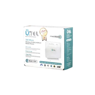 مودم روتر یوتل VDSL/ADSL Plus بی سیم مدل V301 101720530