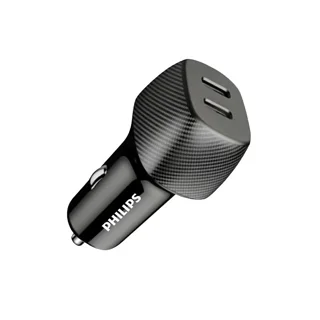 شارژر فندکی 30 وات 2 پورت فیلیپس مدل DLP5522C 102251386