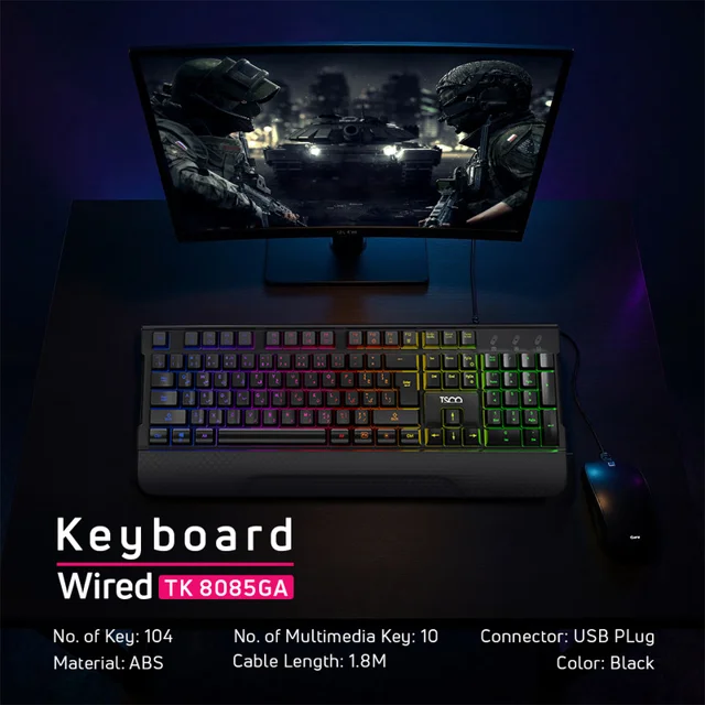 کیبورد تسکو مدل TK 8085GA 102475873