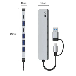 هاب USB هفت پورت تسکو تایپ سی مدل THU 1148 102475819