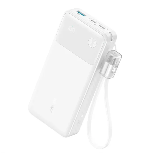 پاوربانک 30 وات انکر مدل A1384 ظرفیت 20000 میلی آمپر ساعت به همراه کابل USB-C 102468595