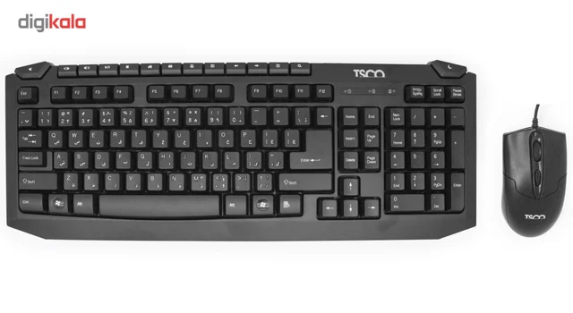 کیبورد و ماوس تسکو مدل TKM 8054N، سوییچ ممبران، Full-Size 102475019
