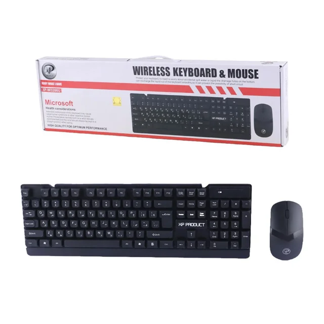 کيبورد و ماوس بی سیم ایکس پی-پروداکت مدل XP-W3200U 102371638