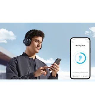 هدفون بی‌سیم انکر مدل Space One با نویز کنسلینگ فعال (ANC)، درگاه شارژ USB Type-C، مقاوم د 101709196