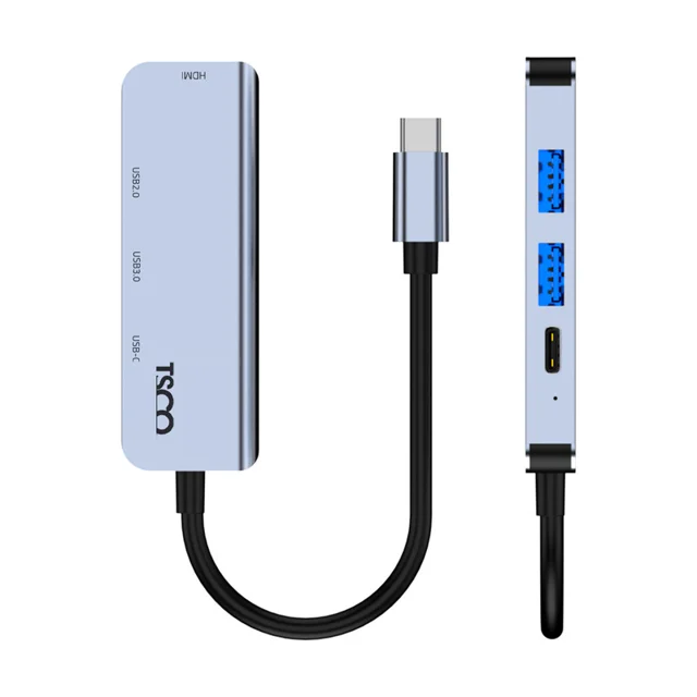 هاب USB تسکو چهار پورت تایپ سی مدل THU 1152 102390027