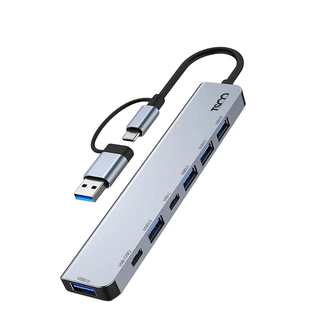 هاب USB هفت پورت تسکو تایپ سی مدل THU 1148 102475820