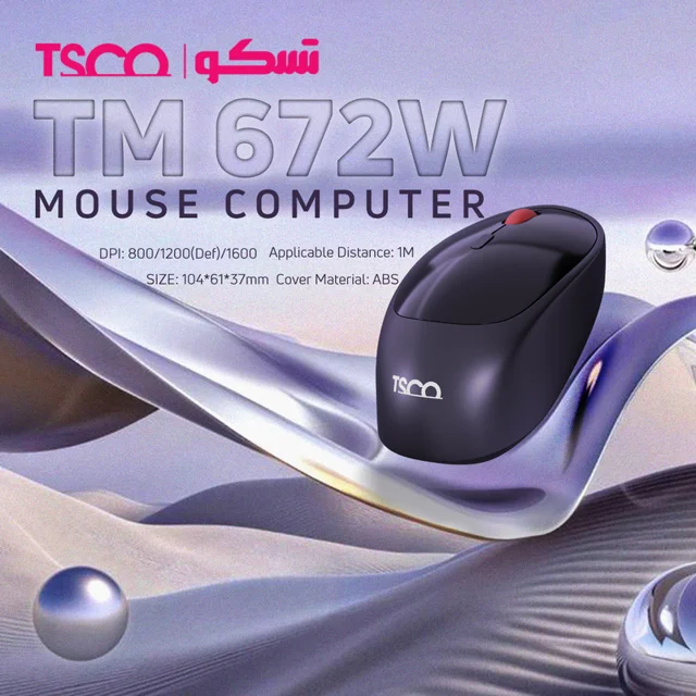 ماوس بی سیم تسکو مدل TM 672W 101735143