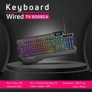 کیبورد تسکو مدل TK 8088GA 101733451
