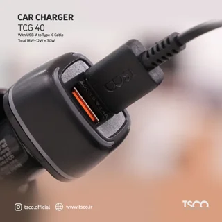 شارژر فندکی 30 وات تسکو مدل TCG 40 101719034