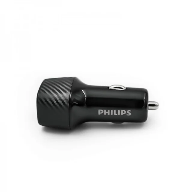 شارژر فندکی 30 وات 2 پورت فیلیپس مدل DLP5522C 102251387