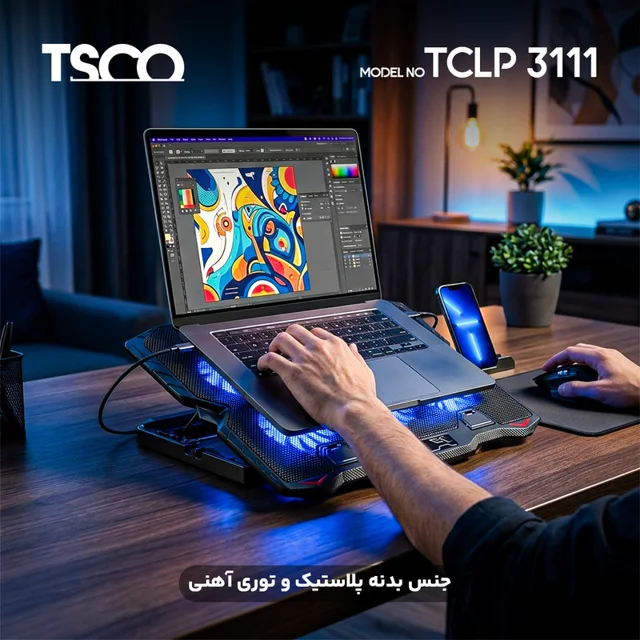 پایه خنک کننده  لپ تاپ تسکو مدل TCLP 3111 102475992