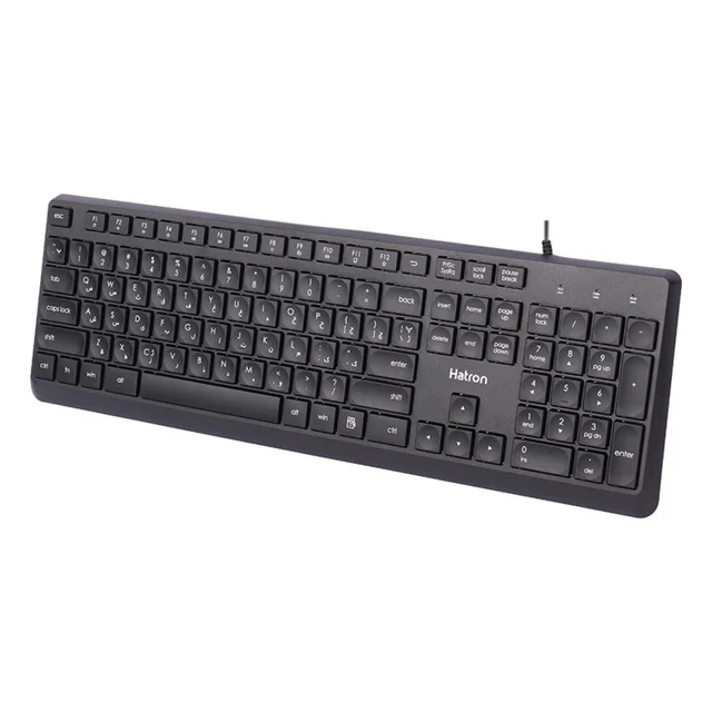 کیبورد و ماوس هترون مدل HKC215، سوییچ ممبران، Full-size 101966415