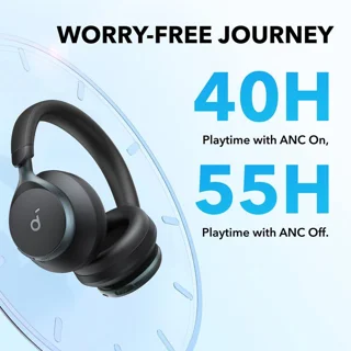 هدفون بی‌سیم انکر مدل Space One با نویز کنسلینگ فعال (ANC)، درگاه شارژ USB Type-C، مقاوم د 101709185