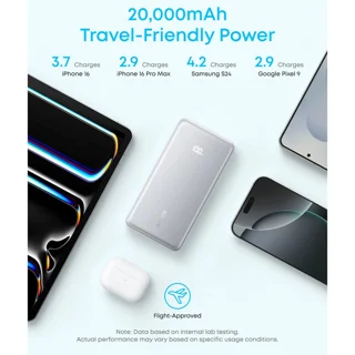 پاوربانک 22.5 وات انکر مدل Zolo A110E ظرفیت 20000 میلی‌آمپرساعت 102425665